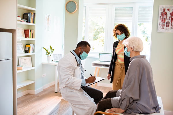 Patients fragiles sujets à la covid 19